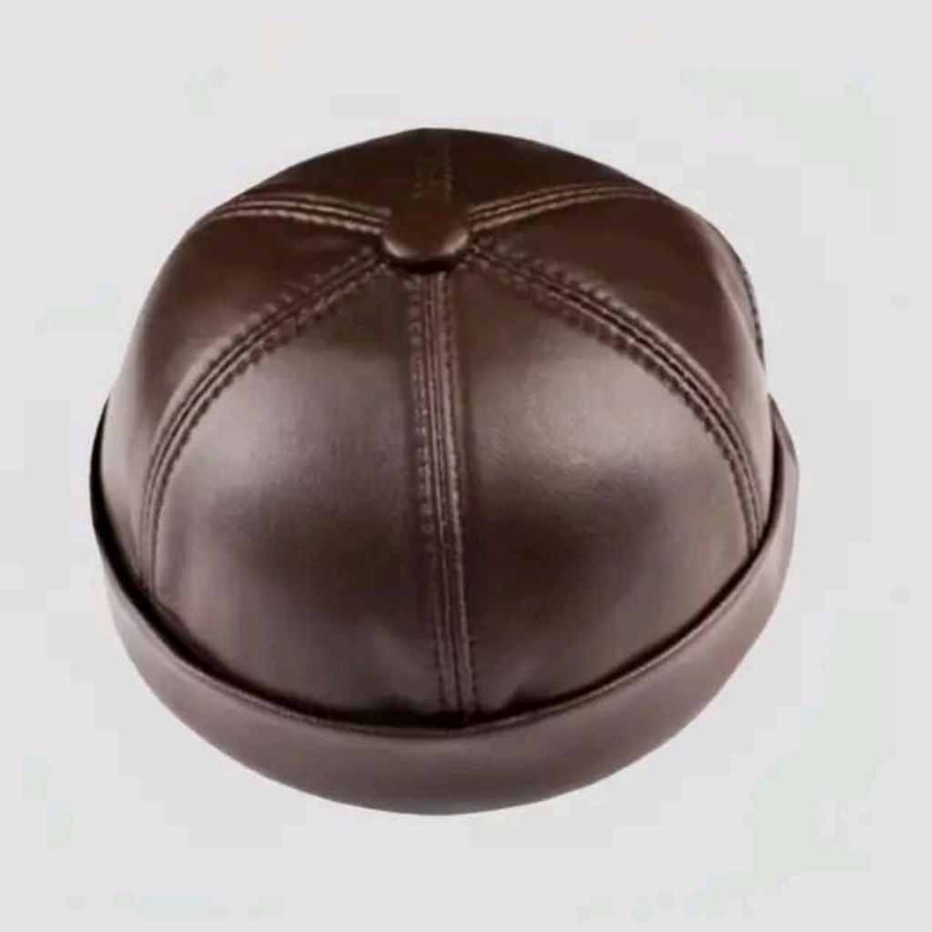 Peci Kulit Asi Garut Model Miki Hat Uas Ukuran Dewasa