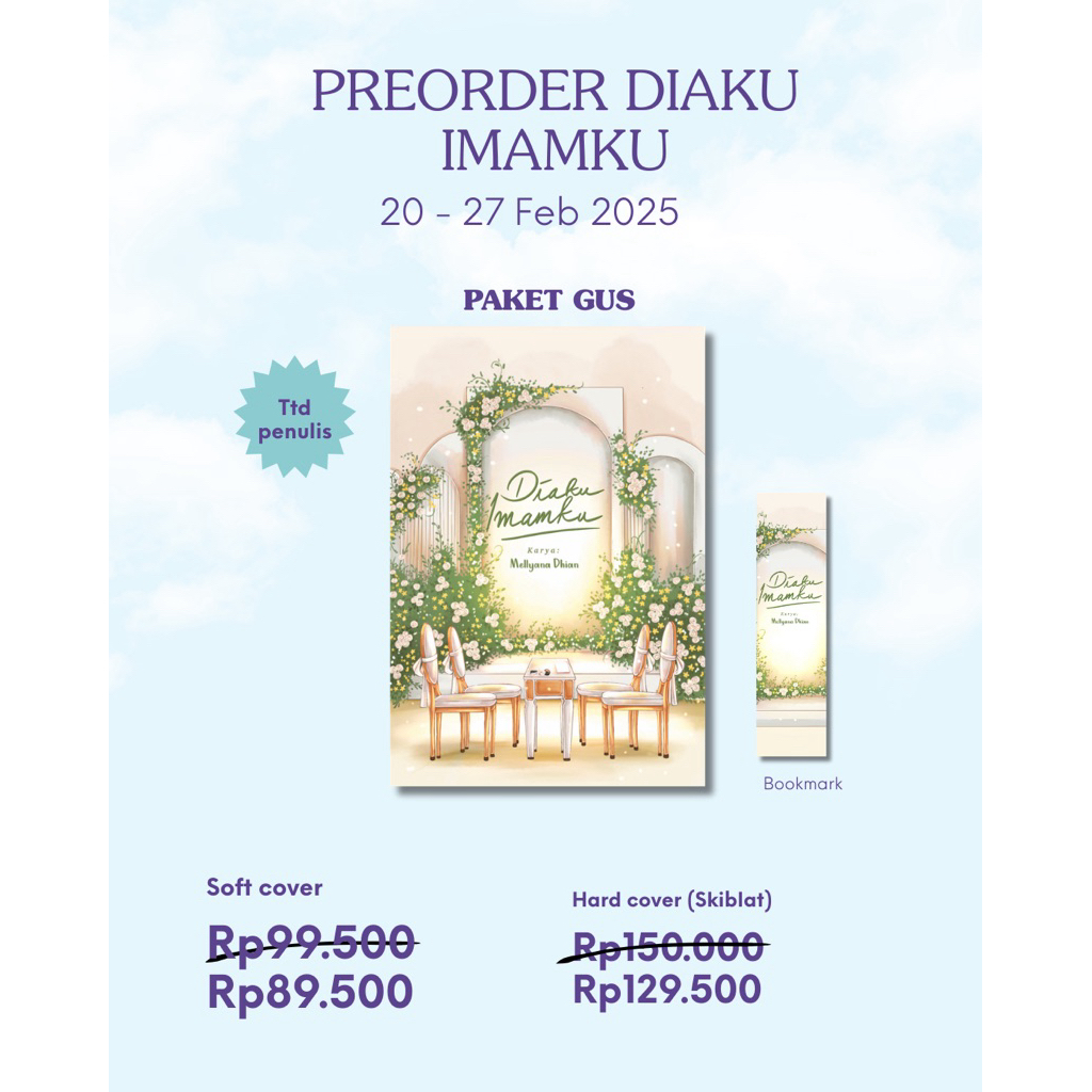 Novel Romantis Islami Diaku Imamku Karya Mellyana Dhian Buku Cetak Softcover