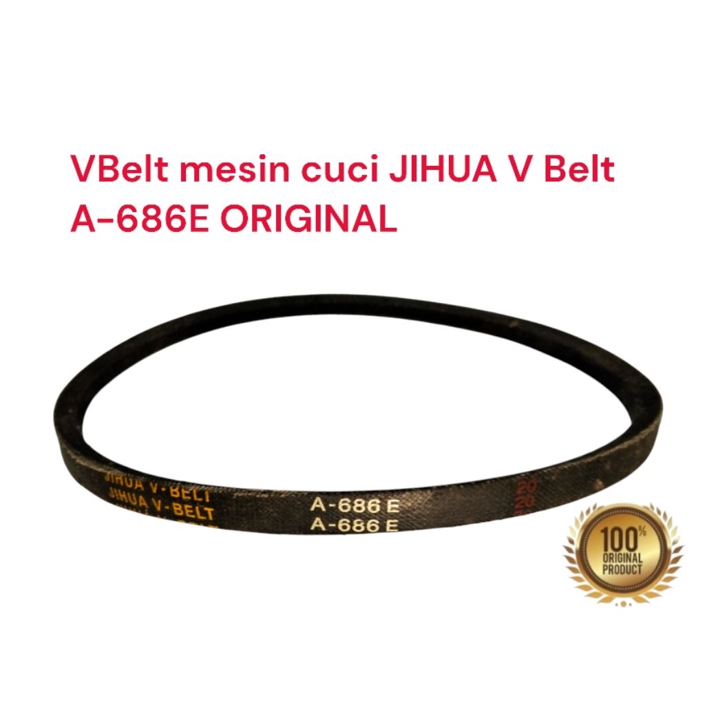 V Belt mesin cuci JIHUA V Belt A-686E Original