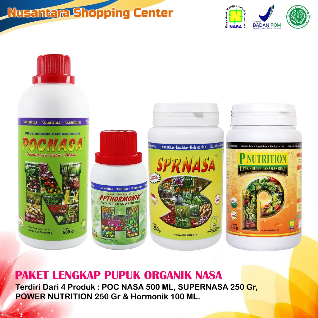 PAKET LENGKAP PUPUK ORGANIK NASA