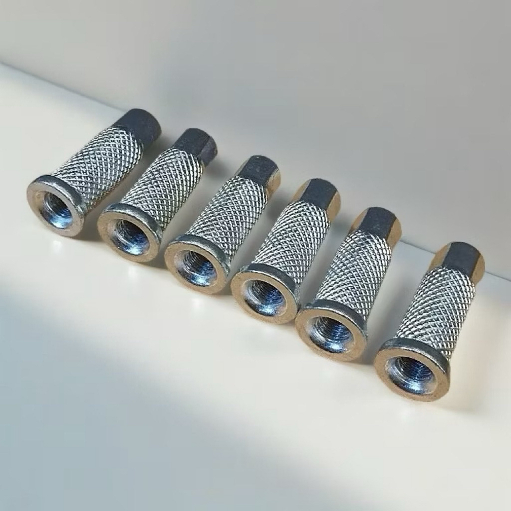 Mur Nanas Blok Head RX King M8 Chrome Kilat - Tahan Karat, Finishing Chrome, Desain Nanas Unik