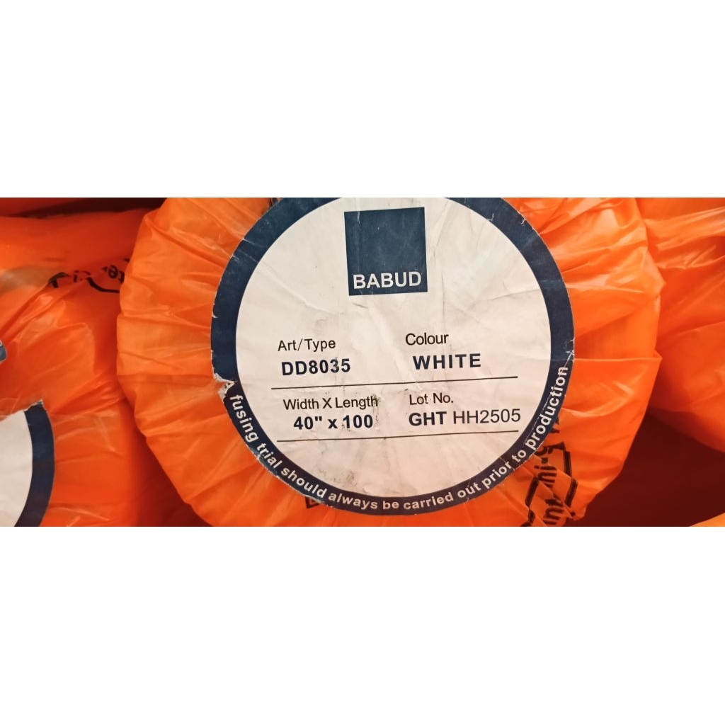 KAIN KERAS NON WOVEN DD8035 BABUD INTERLINING