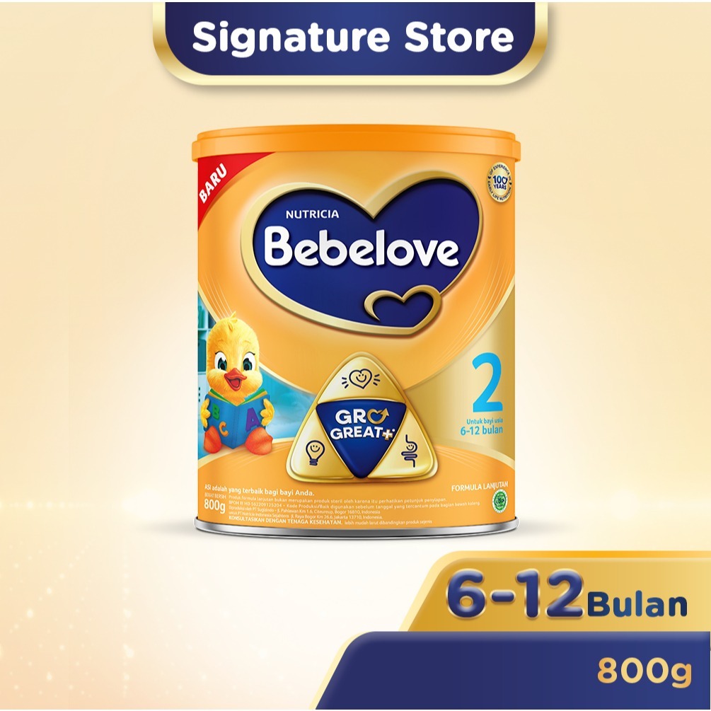 Bebelove 2 (6-12 Bulan) Susu Formula Bayi Bubuk 800 gr (Kaleng) | Susu Bubuk | Susu Bayi