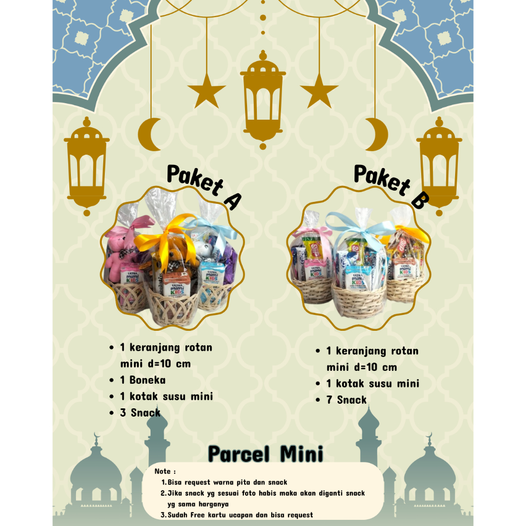 Parcel Mini_Parcel rotan mini_Parcel Lebaran