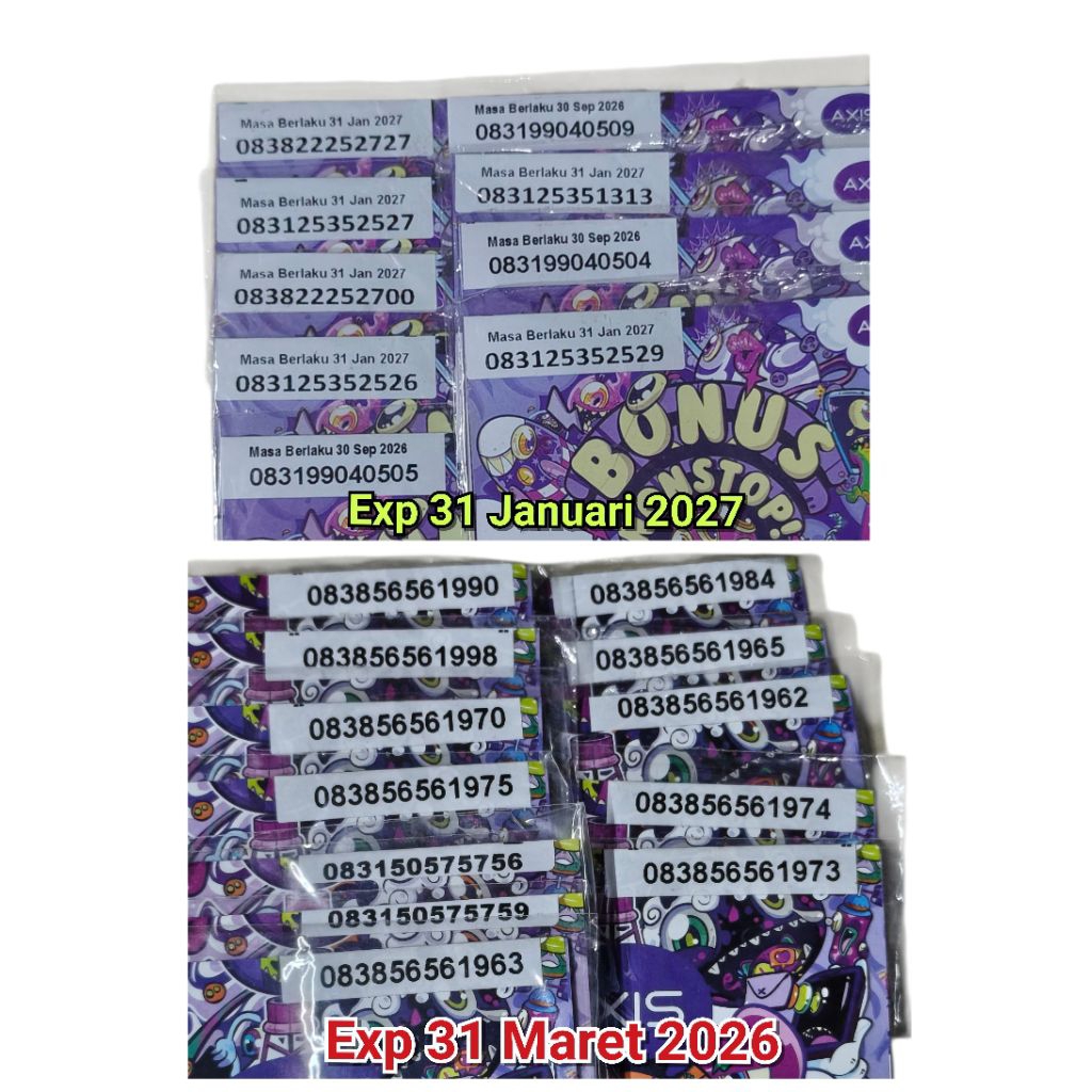 Kartu Exis No Hp cantik