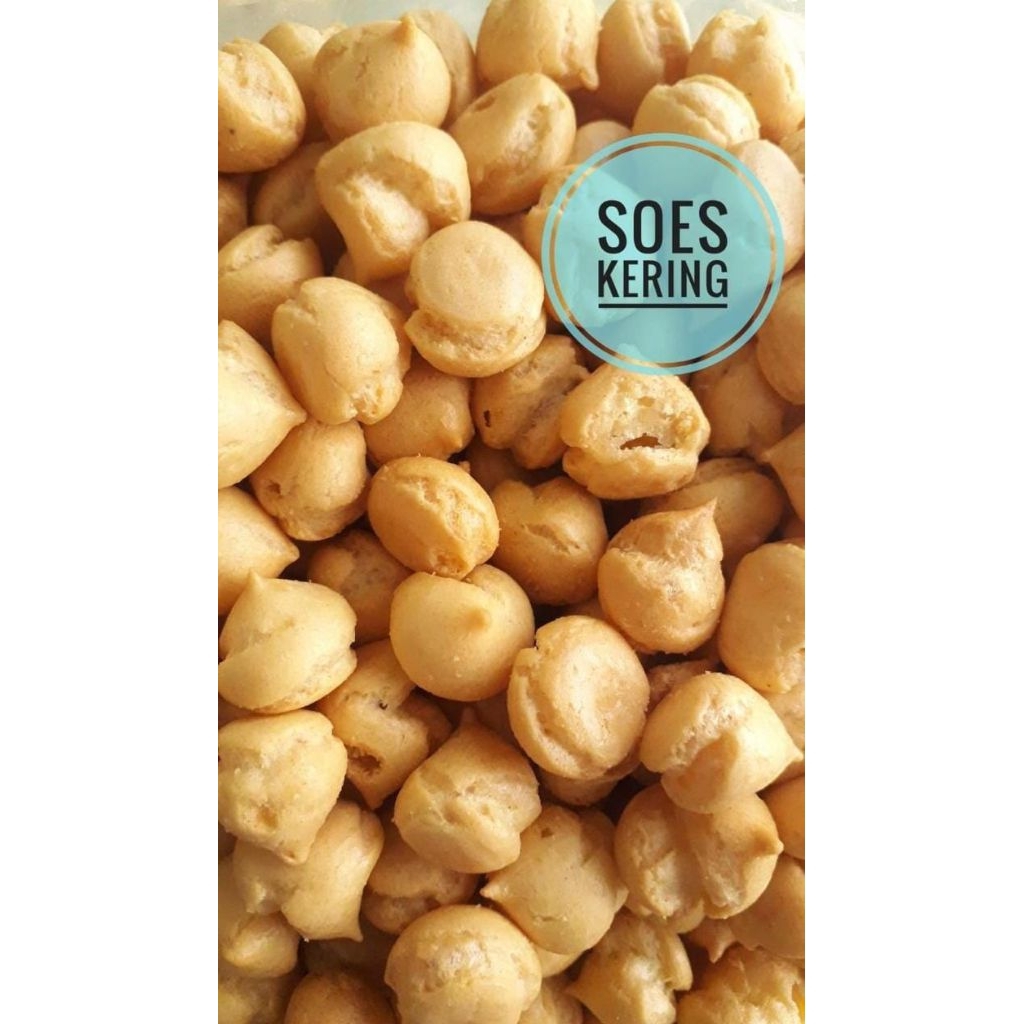 Snack lebaran Soes kering kue sus kering original tanpa isian gurih