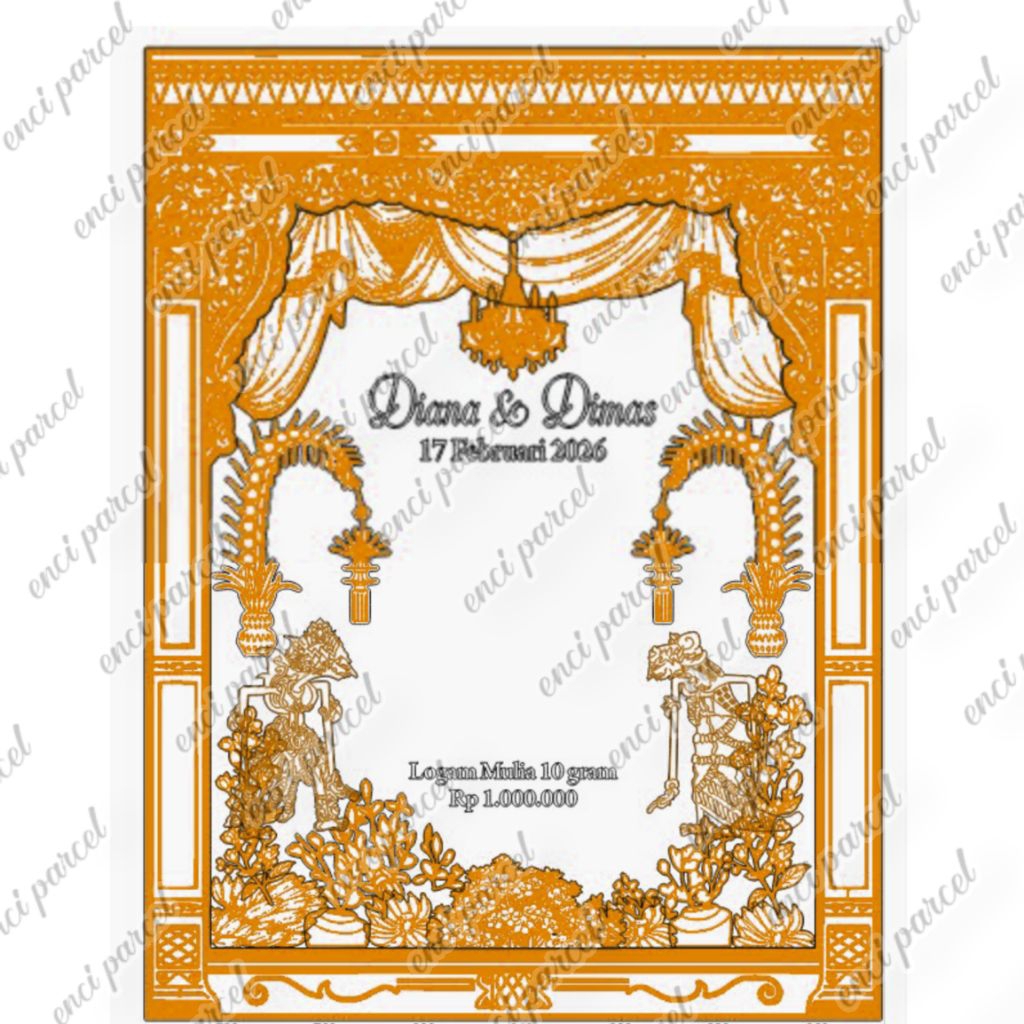 kode 329 set acc dekorasi wayang tirai lampu gantung gebyok ornamen batik adat jawa janur kuning mel