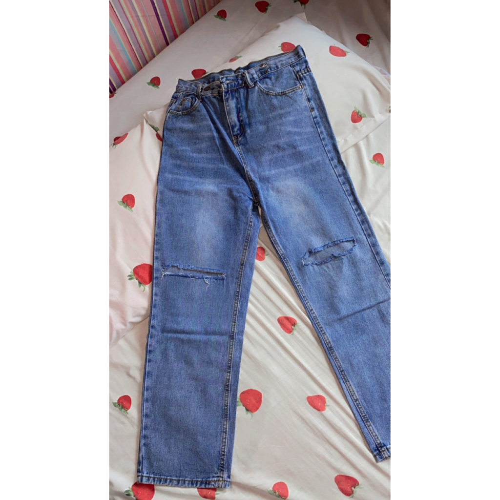 Preloved-HWBaggyJeans/Size.S(By.LuluJeansStore)