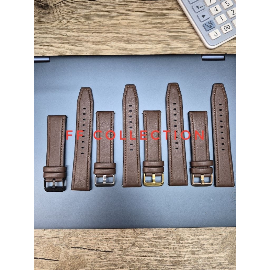 FF 20MM 22MM QUICK RELEASE STRAP TALI JAM TANGAN FOSSIL COKLAT TUA BUCKLE ROSE GOLD  GOLD BLACK SILV