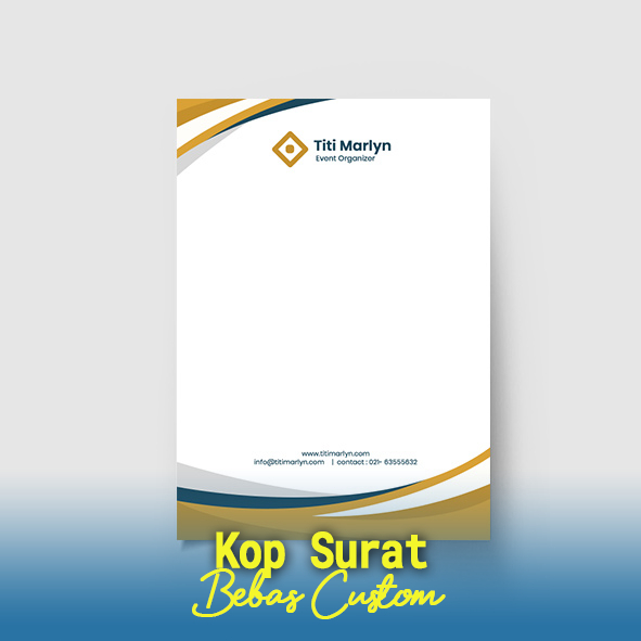 Kop Surat Custom, Kop Surat Desain Suka-Suka, Kop Surat Bervariasi, Kop Surat Pekanbaru, Kop Surat P