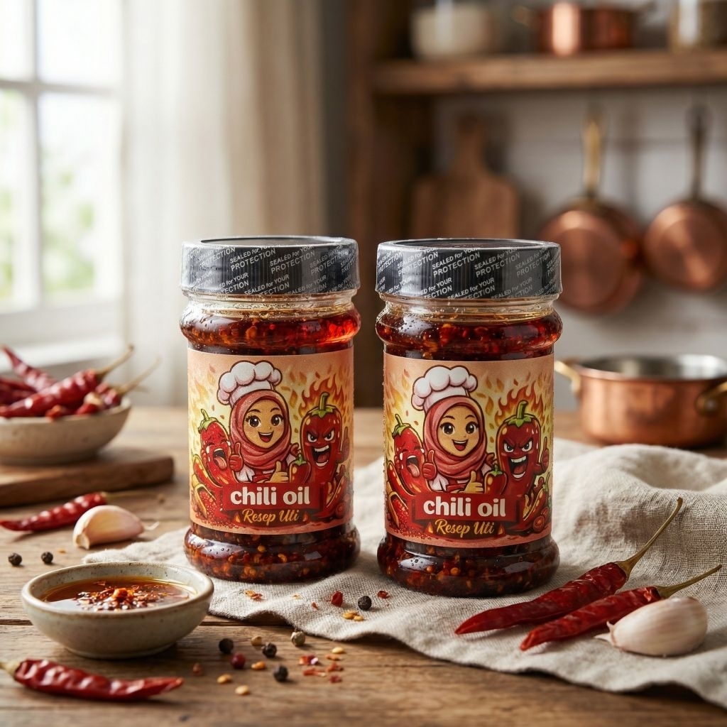 150ml chilioil /minyak cabe / minyak cabe pedas gurih