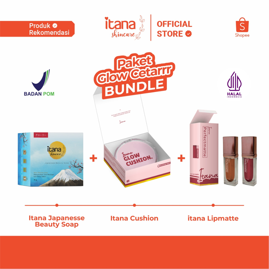 Paket Bundle Glow Cetar | Itana Skincare