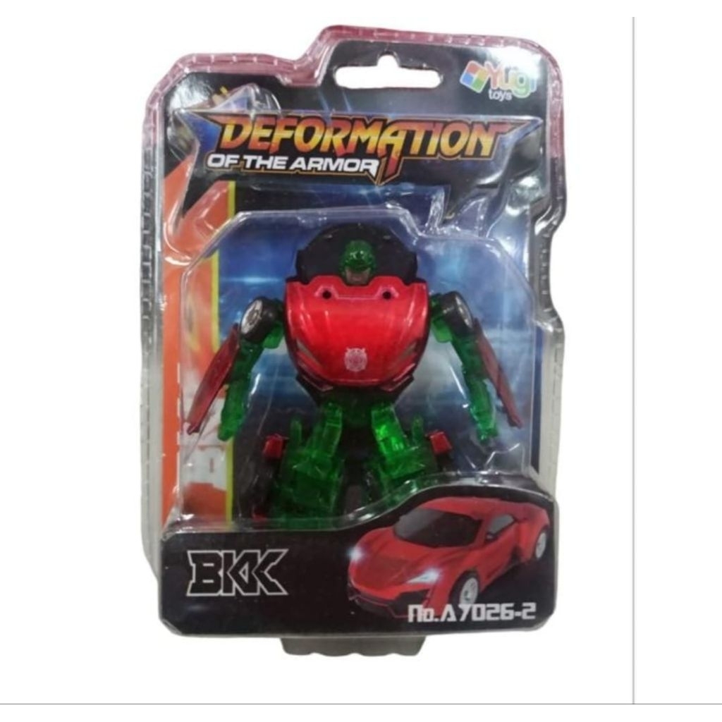 MAINAN ROBOT MOBIL DEFORMATION OF THE ARMOR BAHAN METAL