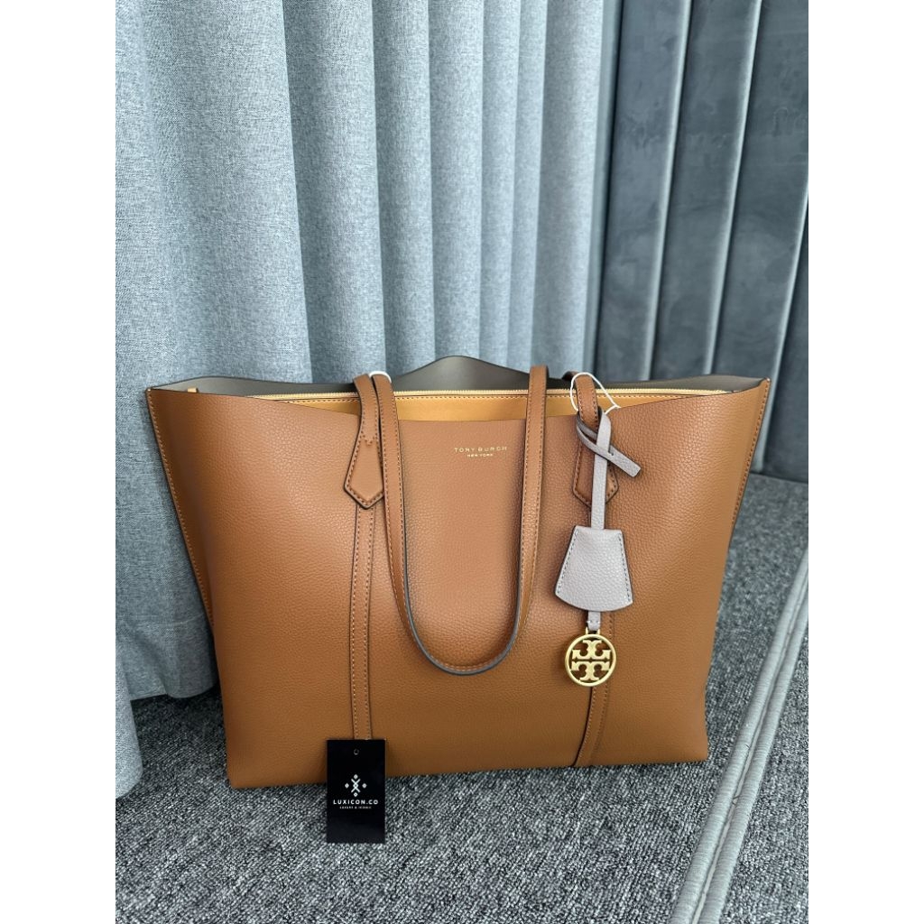 TB Perry Triple Compartment Tote Bag Light Umber