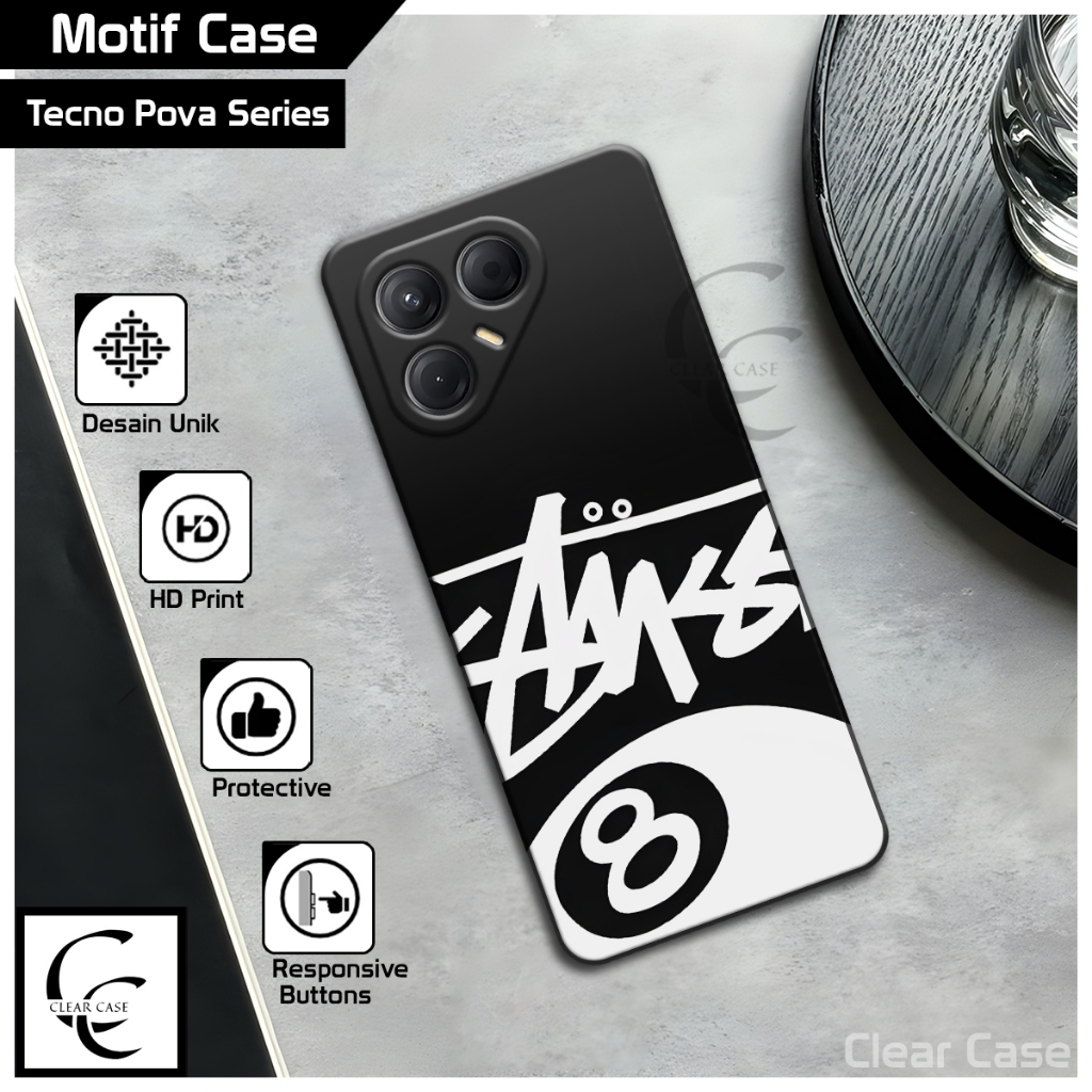 Casing Tecno Pova 7 4G 7 5G  7 Ultra 5G Tecno Pova 6 6 Pro Tecno Pova 5 5 Pro Tecno Pova 4 & 4 Pro T