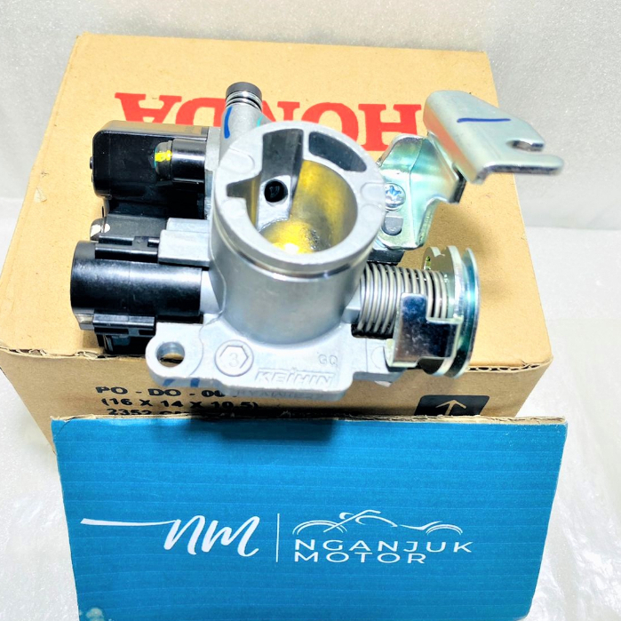 THROTTLE BODY TB HONDA BEAT FI SCOOPY FI VARIO 110 FI SPACY FI TAHUN 2014 2015 2016 2017 2018 2019 2