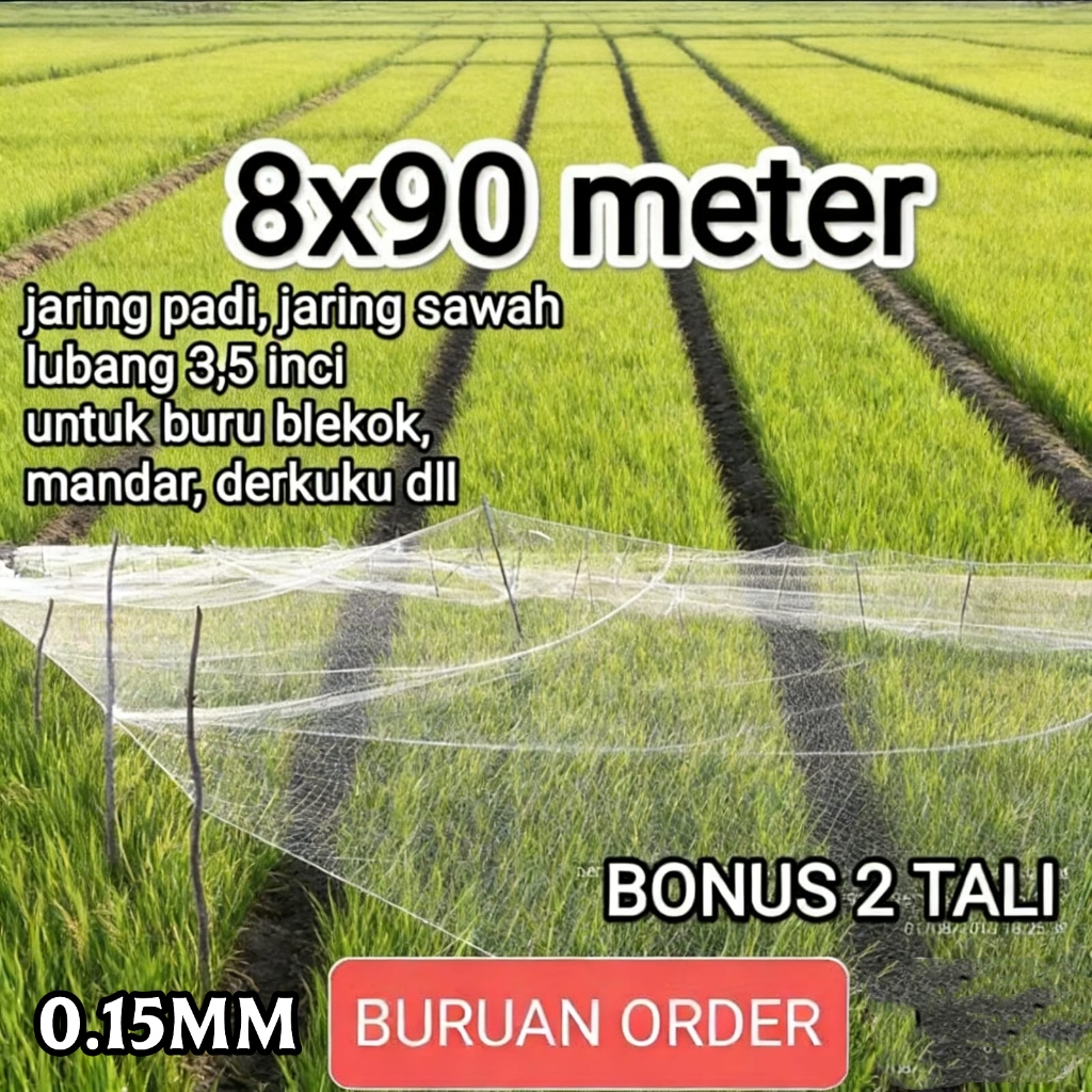 Jaring Burung Sawah Jaring Emprit Jaring Padi