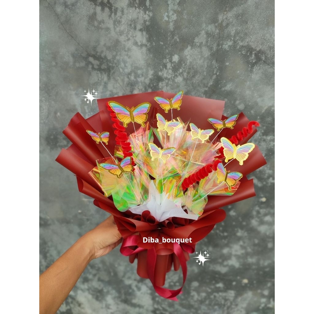 Buket kupu kupu / Buket kupu / buket wisuda / kupu kupu buket