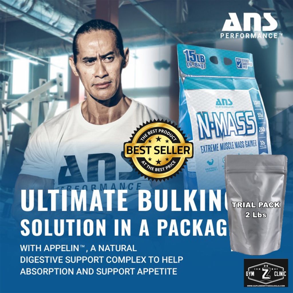 ANS PERFORMANCE N-mass - Mass Gainer Suplemen Fitness Penambah Berat Badan Nmass n mass