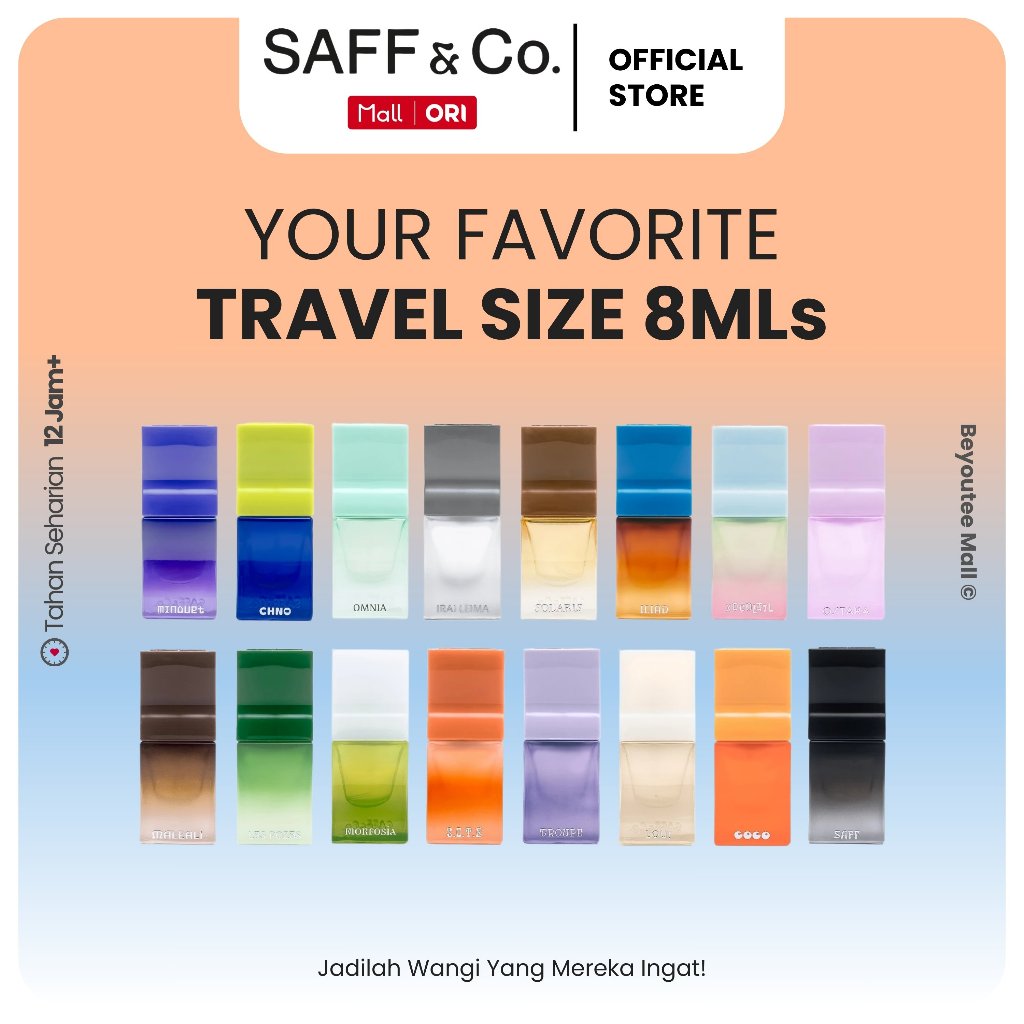 SAFF & Co. Travel Size Extrait de Parfum 8ml