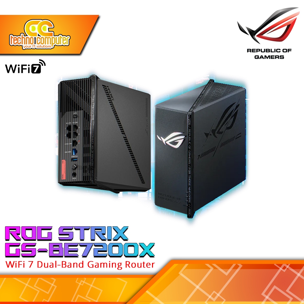 ROUTER ASUS ROG Strix GS-BE7200X Dual Band WiFi 7 Gigabit Gaming Router