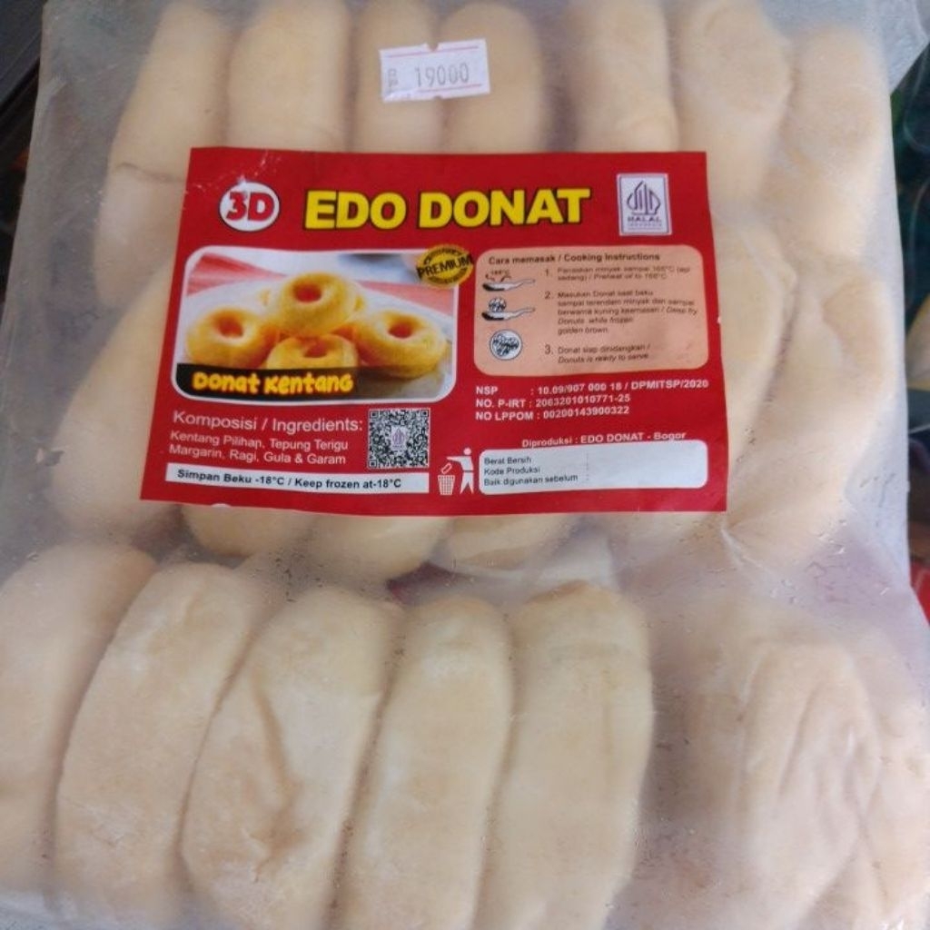 Donat Kentang Mini Isi 20 Pcs - Lembut, Wangi, dan Topping Gula