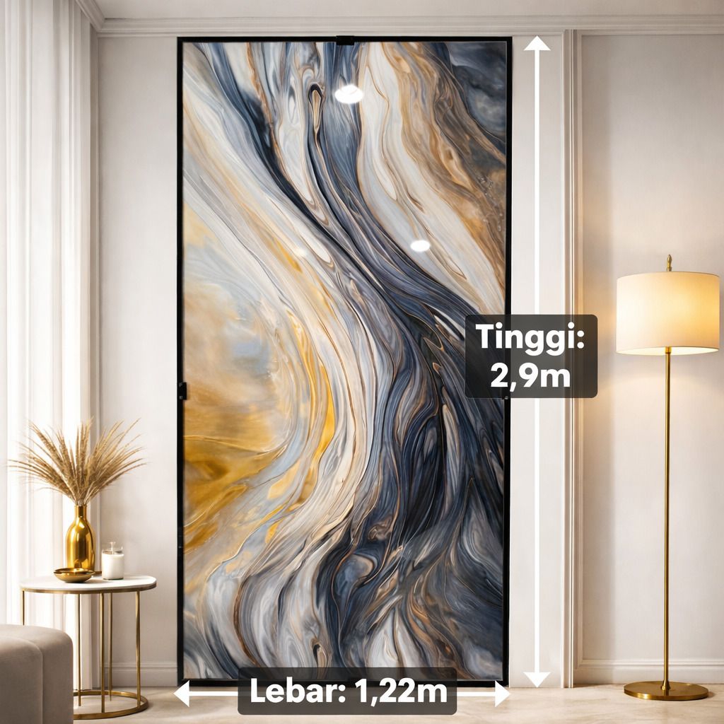 WALLBOARD UV MARMER 3MM - DEKORASI DINDING Wallpanel Dinding