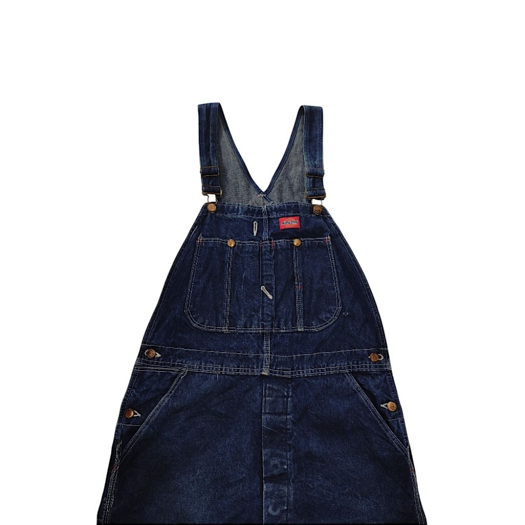 Vintage dickies overall bib denim
