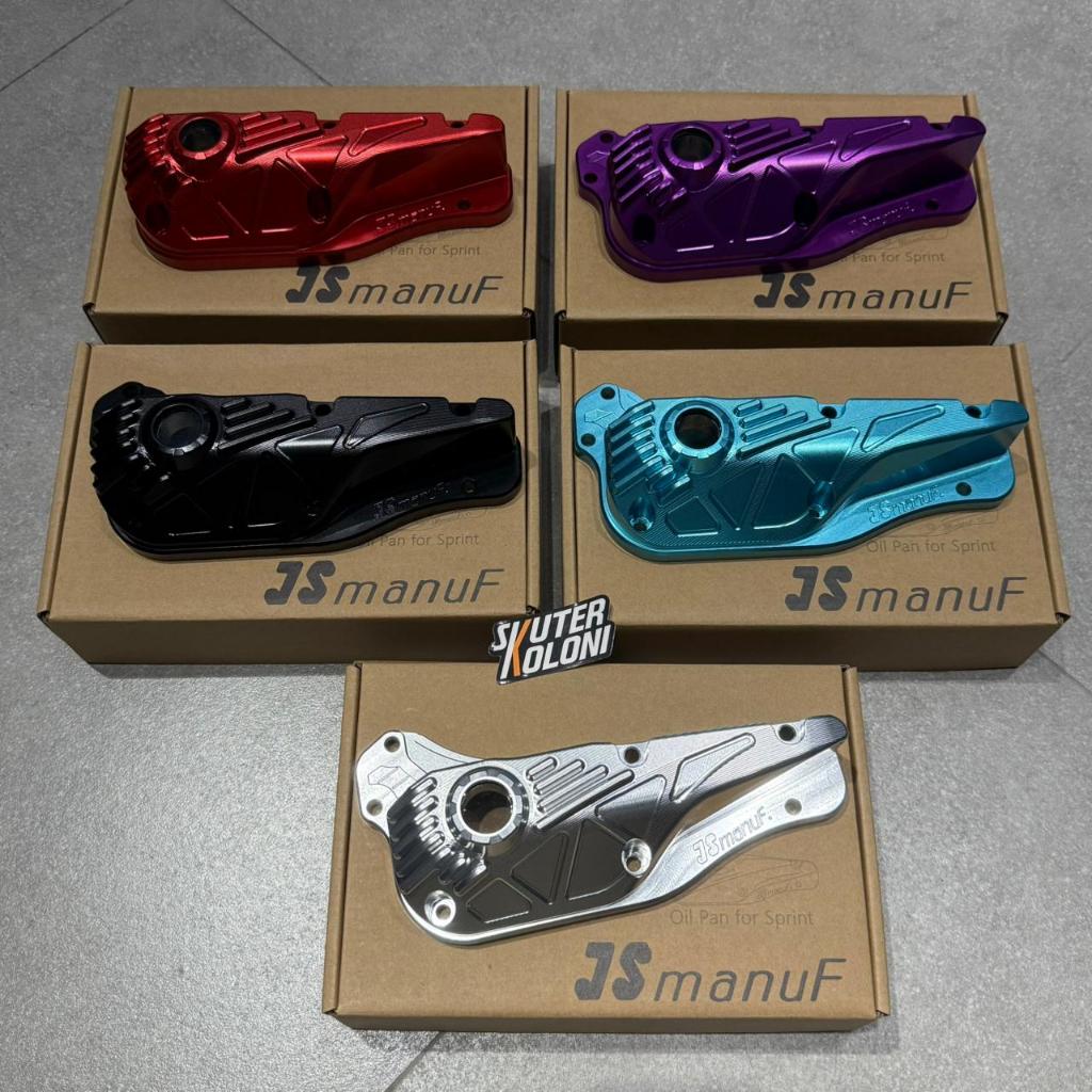 JS MANUF Oil Carter Bak Oli mesin Cover CNC Vespa 150 3v iget LX S Sprint primavera GTS