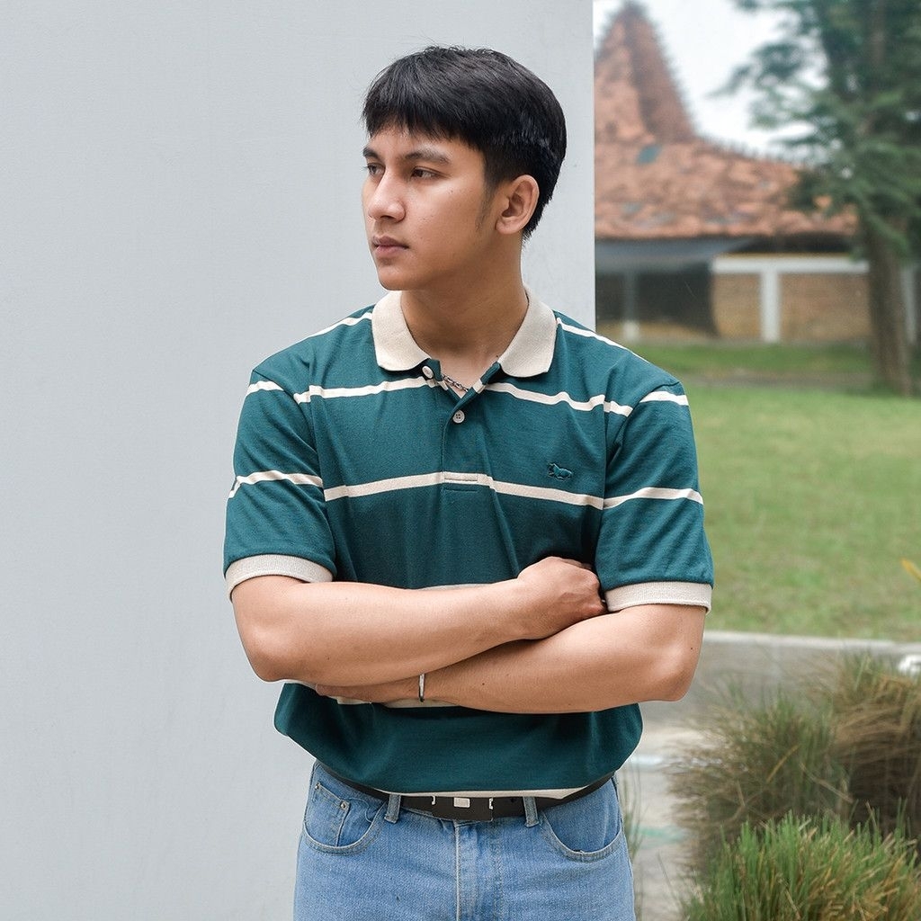 Kaos Polo WALRUS Original Casual Stripe