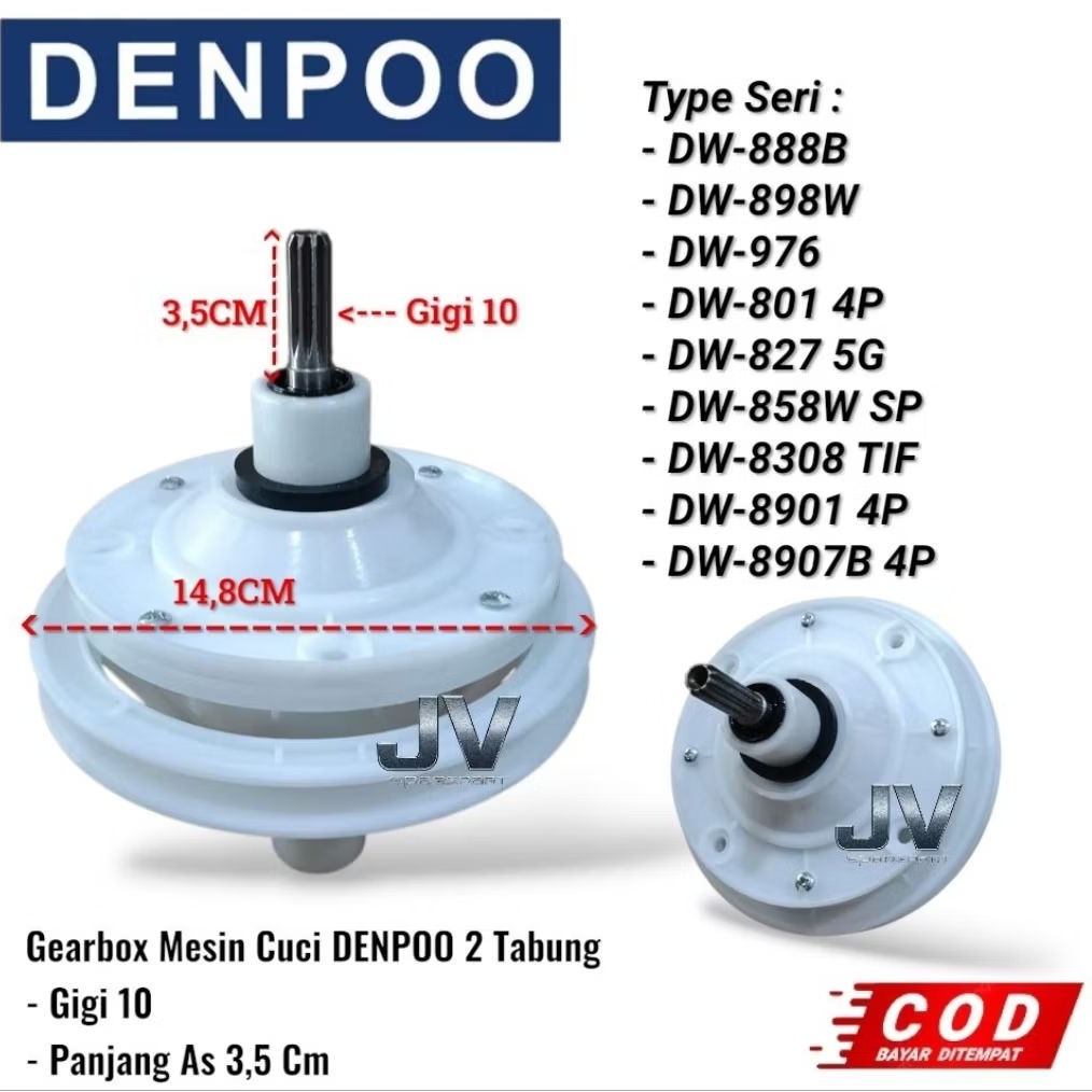 Gearbox Denpoo DW-888B /DW-898W /DW-976 /DW-801 /DW-827 /DW-858 /DW-8308 /DW-8901 /DW-8907