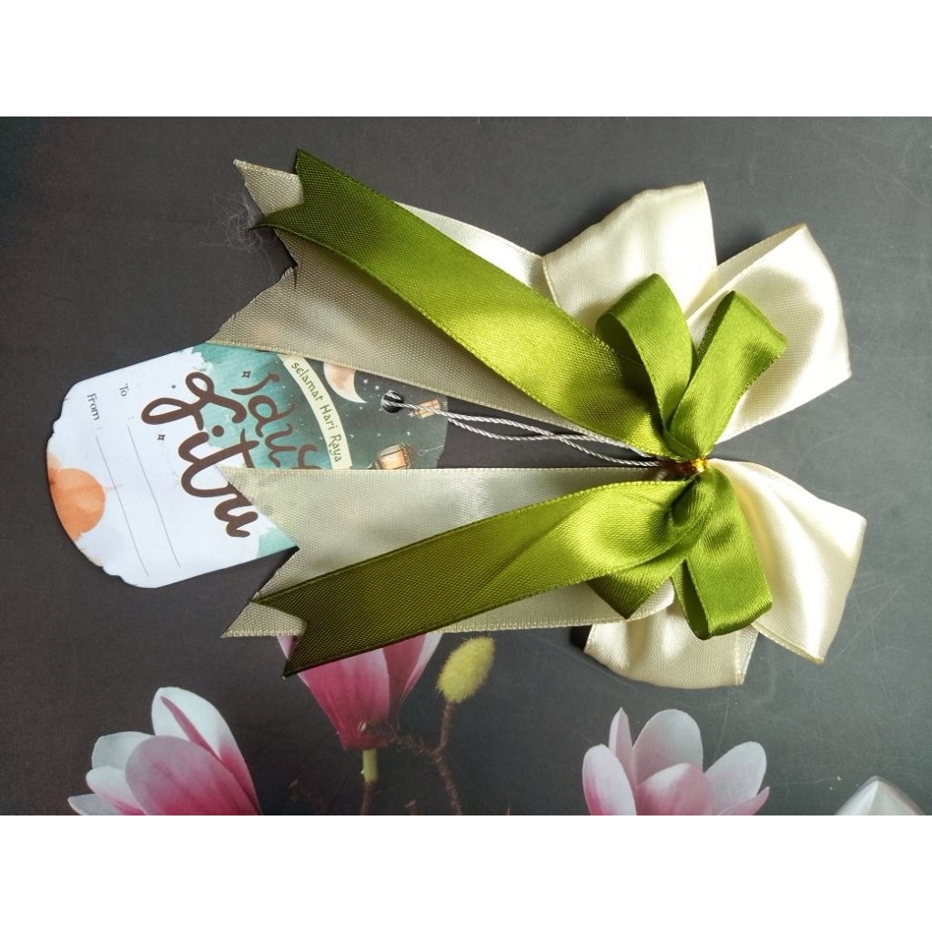 hangtag idul fitri pita idul fitri lebaran/pita parcel hangtag lebaran idul fitri