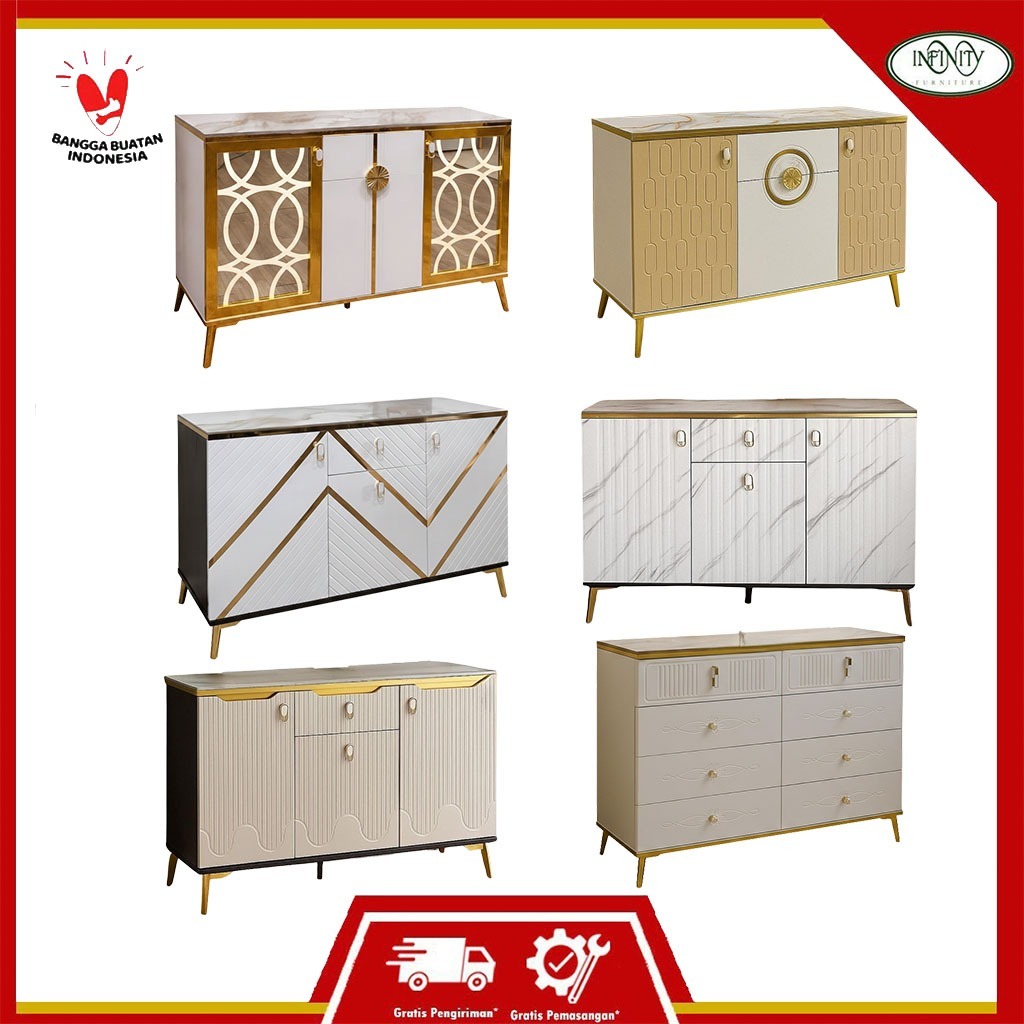 Sideboard Buffet Cabinet Credenza CRD