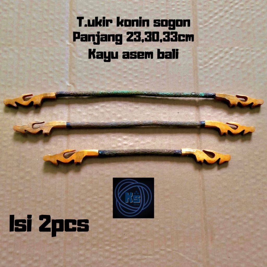 tangkringan ukir sogon konin tangkringan gawang asem bali isi 2pcs