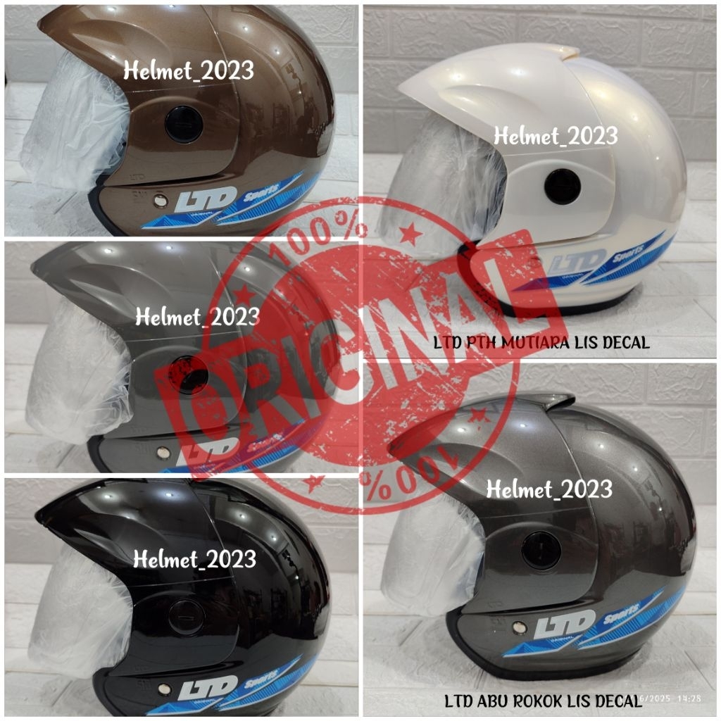 (New) Helm LTD Sport Original Malaysia 100% Lis Sticker Permanen (Decal)