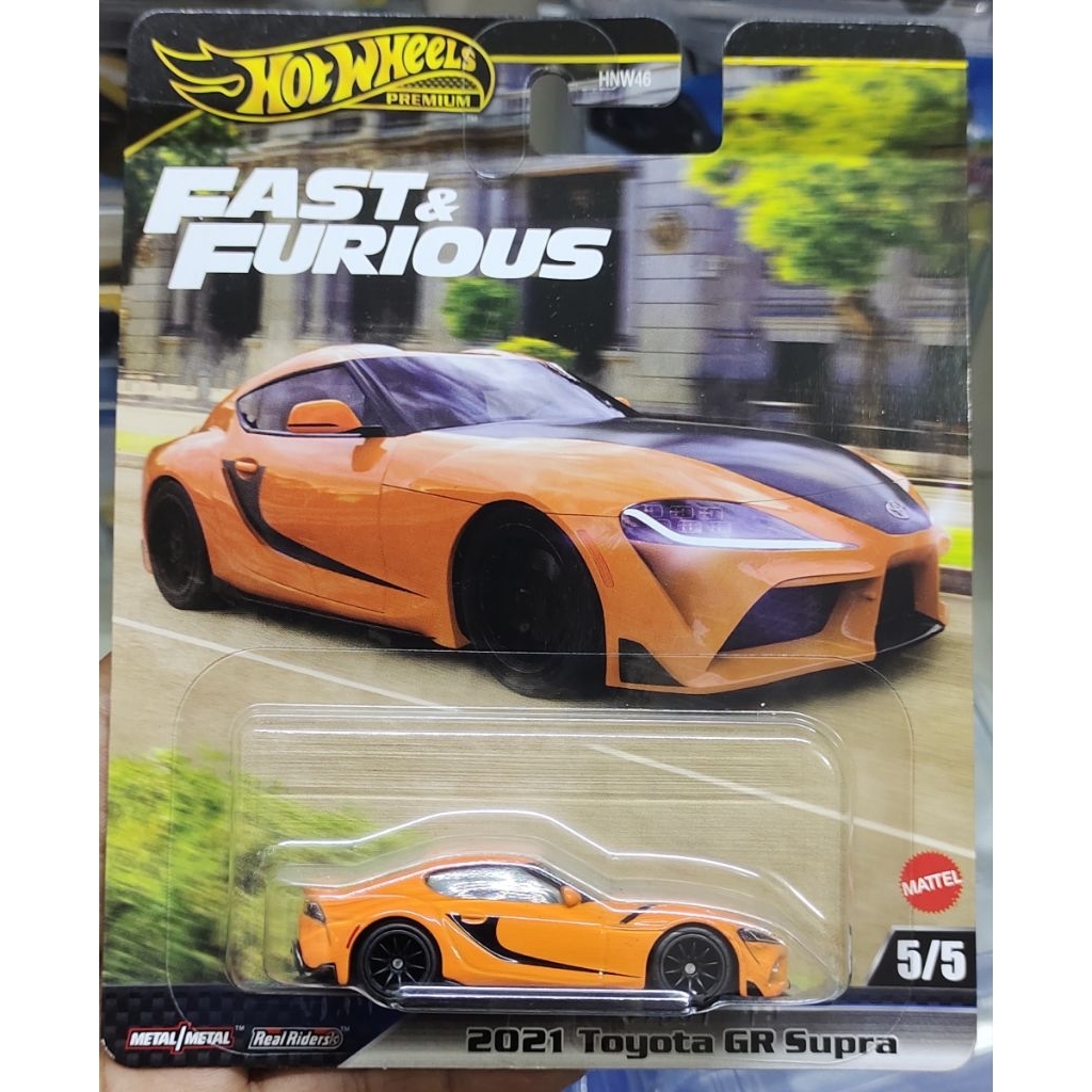 Hot Wheels Premium Fast & Furious 2021 Toyota Gr Supra Orange