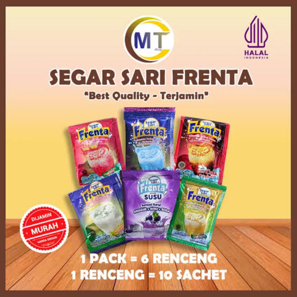 Frenta Segar sari pack isi 60 pcs