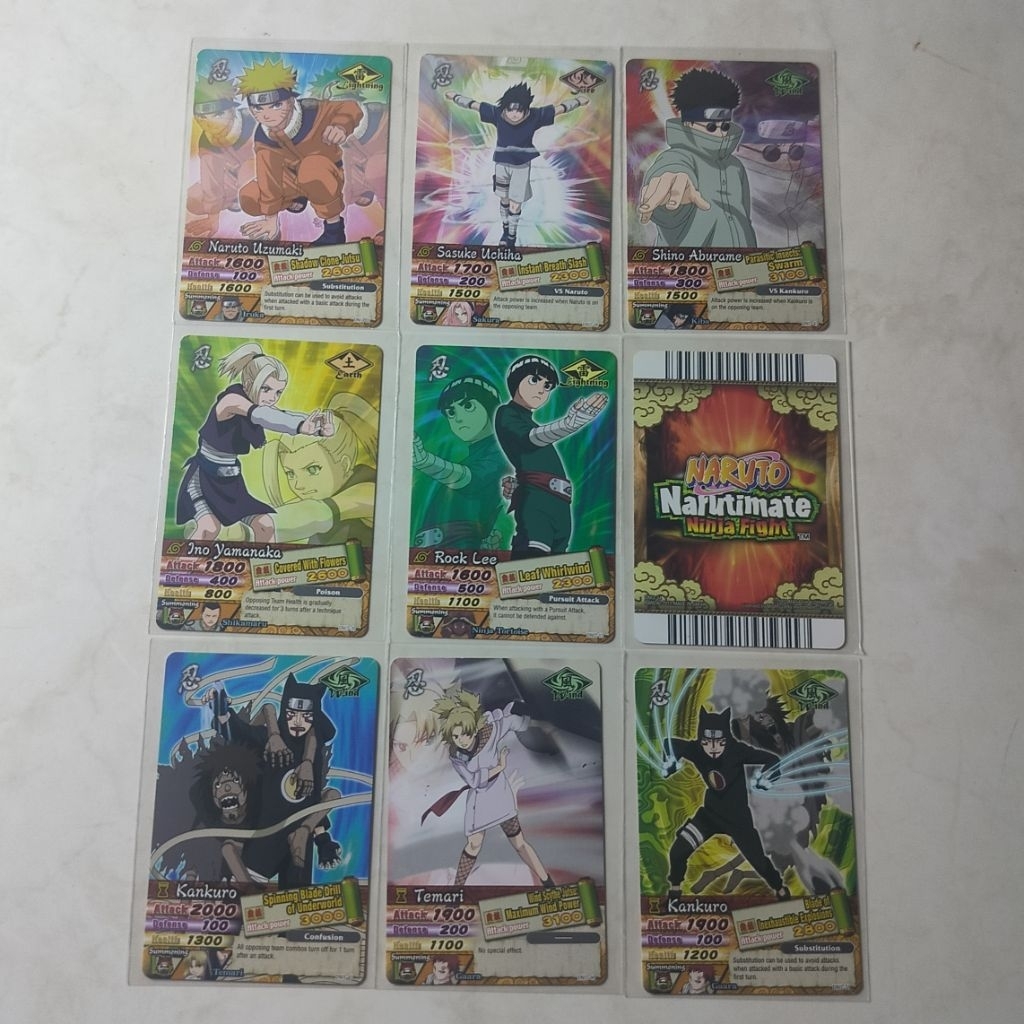 Kartu Naruto | Narutimate Ninja Fight Bandai | 100% Original