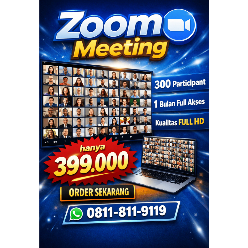 Zoom Meeting 300 Participant FHD