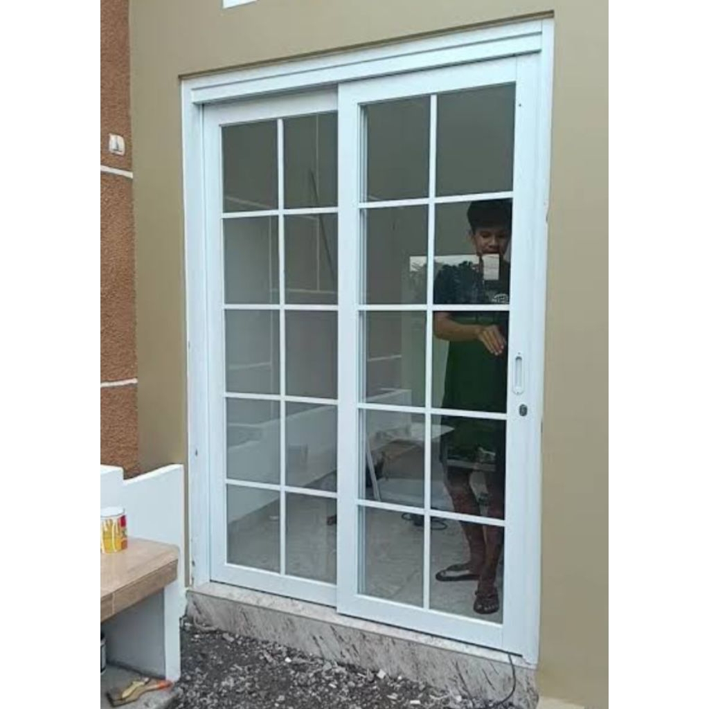 Request pintu aluminium sliding swing dan jendela full set