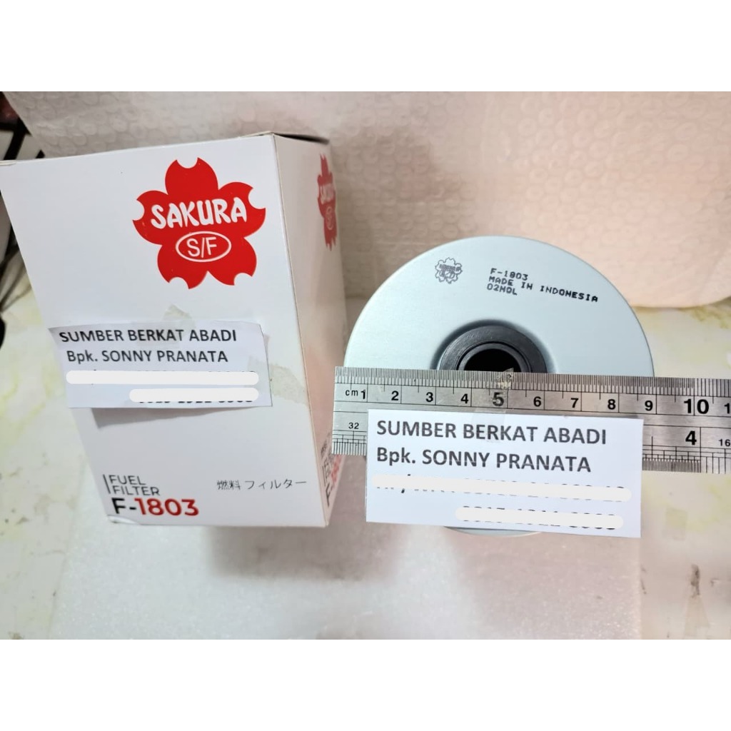 TOP - SAKURA F-1803 F1803 F 1803 FUEL FILTER 16444-90027 16444-99127 16444-99128 16444-99129 233D-87