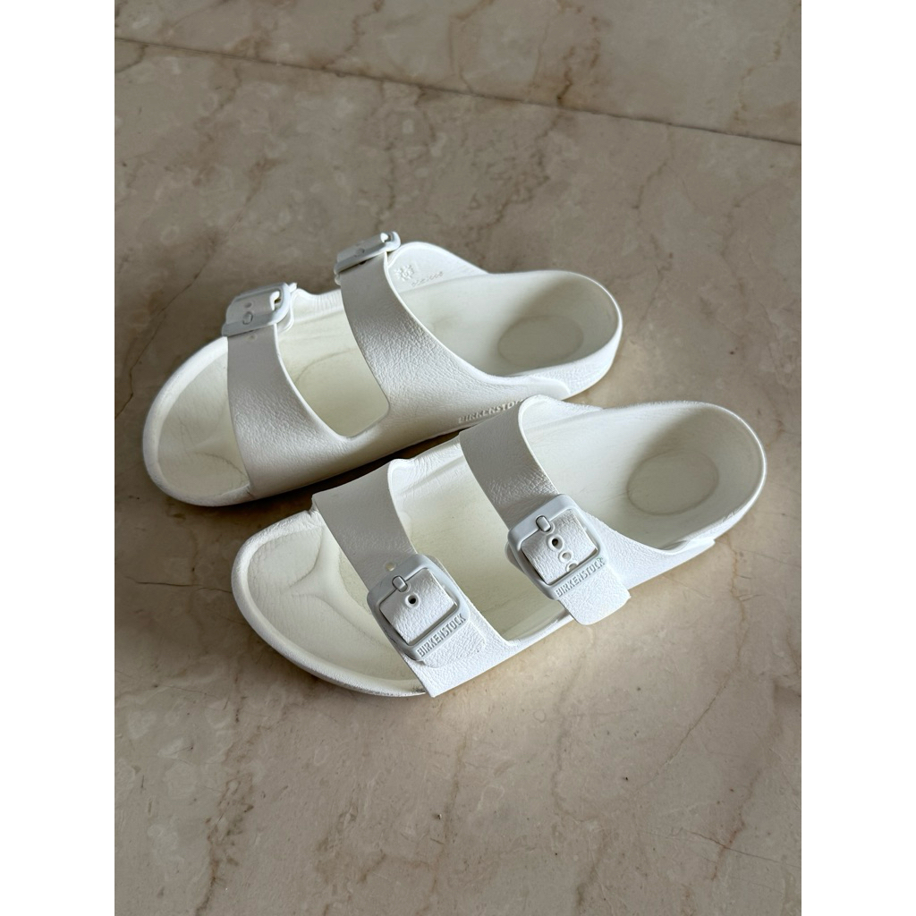 Birkenstock arizona eva kids sandal anak warna putih size 32