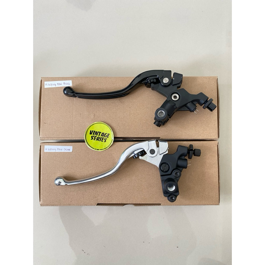 HANDLE KOPLING JJUAN ORIGINAL NEW ADJUSTABLE UNIVERSAL HANDLE KOPLING UNIVERSAL HITAM CROME