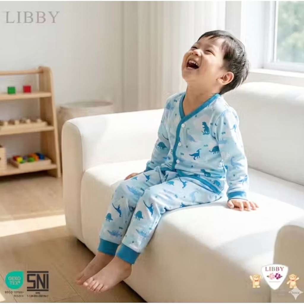 Set Panjang Velvet Junior Libby Size S(3-6 bulan)