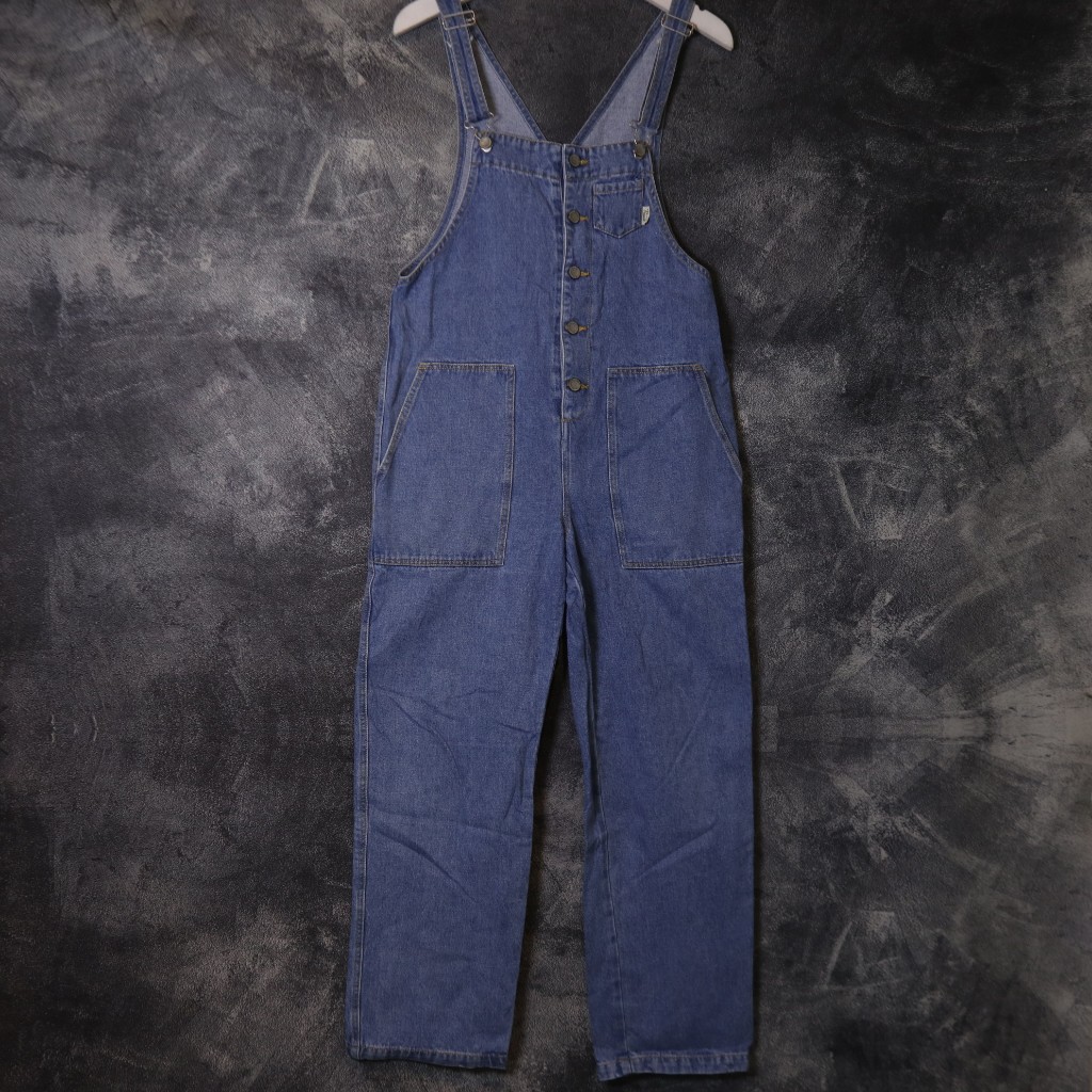 OVERALL PRIVATE PAUSE JEANS DENIM PANTS JUMPSUIT CELANA PANJANG OV45 SIZE M 32 33