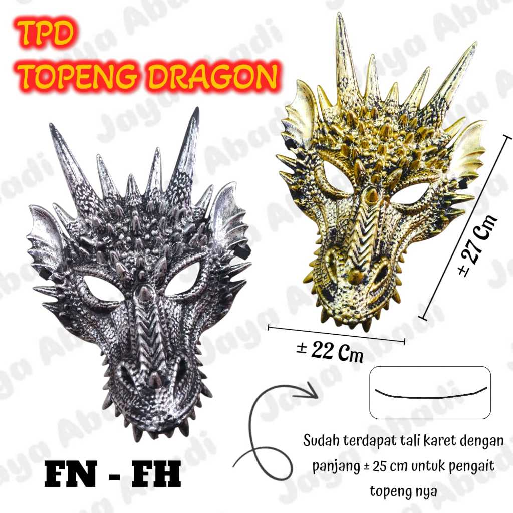 TOPENG ANAK / TOPENG KARAKTER DRAGON / TOPENG NAGA BESAR