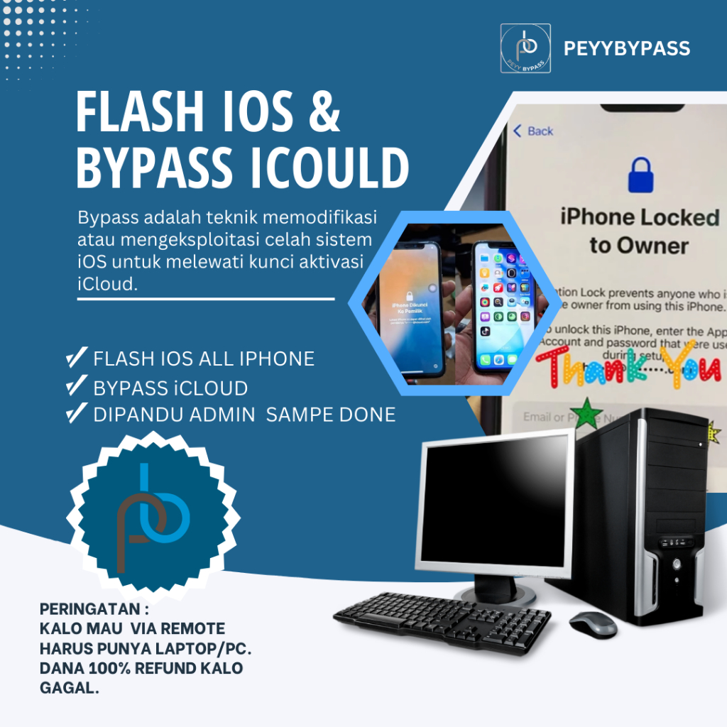 Flash iOS & Bypass iCloud – iPhone 6s s/d 17 Pro Max & All iPads Support  iOS 14 – 26.1