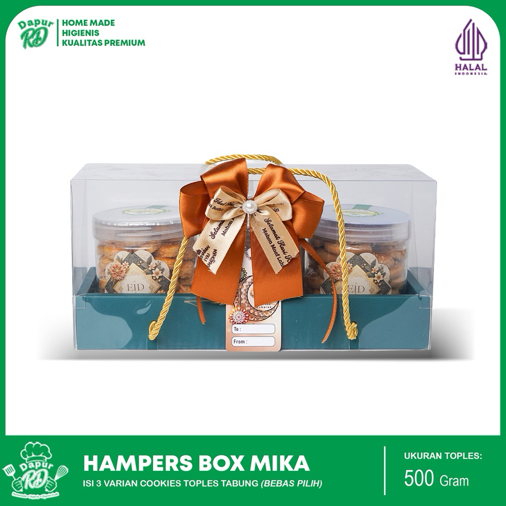 HAMPERS BOX MIKA | Cookies Homemade Premium Dapur RD