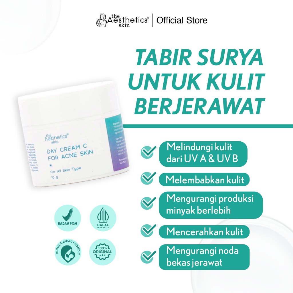 The Aesthetics Skin Day Cream C for Acne Skin