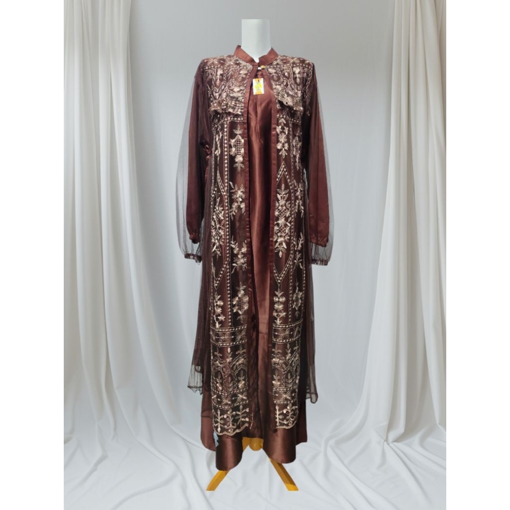 Gamis Brukat 2in1 Inner + outer